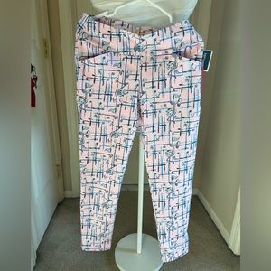 Capri Lilly Pulitzer golf pant size 6 NWT!